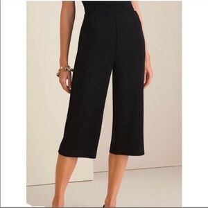 Chico's EasyWear Black Crop Pants